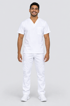 Uniforme blanco moreno - frontal